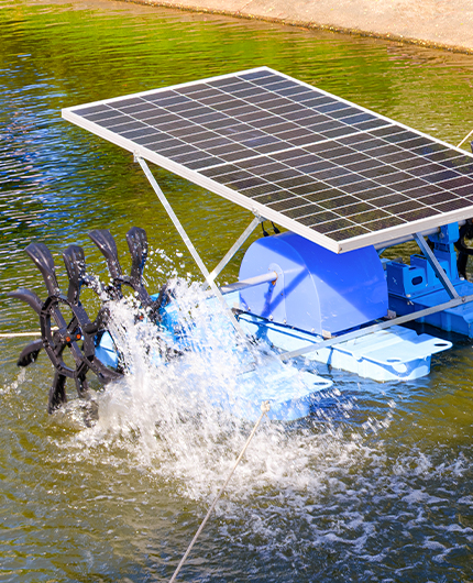 Bombas solares para aquicultura e manutenção de rios
