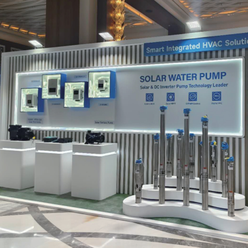 Deye apresenta sistemas de bomba de água solar de alta eficiência no Canton Fair New Energy Hall