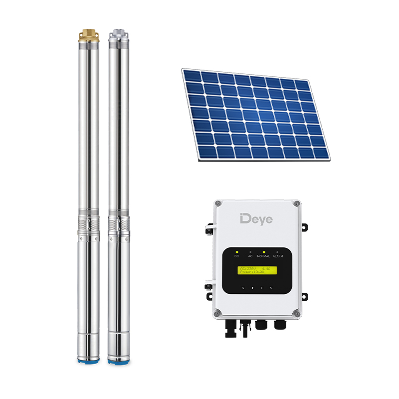 Controlador de bomba solar CA/CC de 3 polegadas (400-1500 W) Bombas submersíveis com impulsor de plástico
