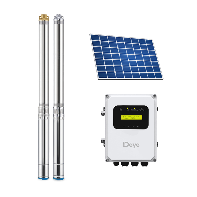 Controlador de bomba solar CA/CC de 4 polegadas (600-3000 W) Bombas submersíveis com impulsor de plástico