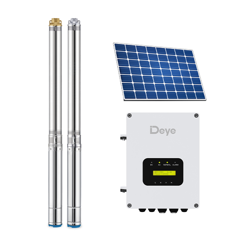 Bomba solar submersível de alta velocidade de 4 polegadas （5500-13000 W） Bombas submersíveis com impulsor de plástico