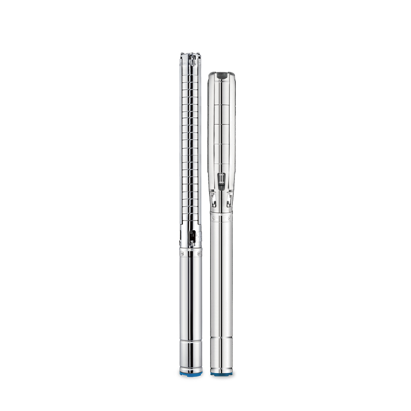 Controlador de bomba solar AC/DC de 4 polegadas (800-3000W) Bombas submersíveis com impulsor de aço inoxidável