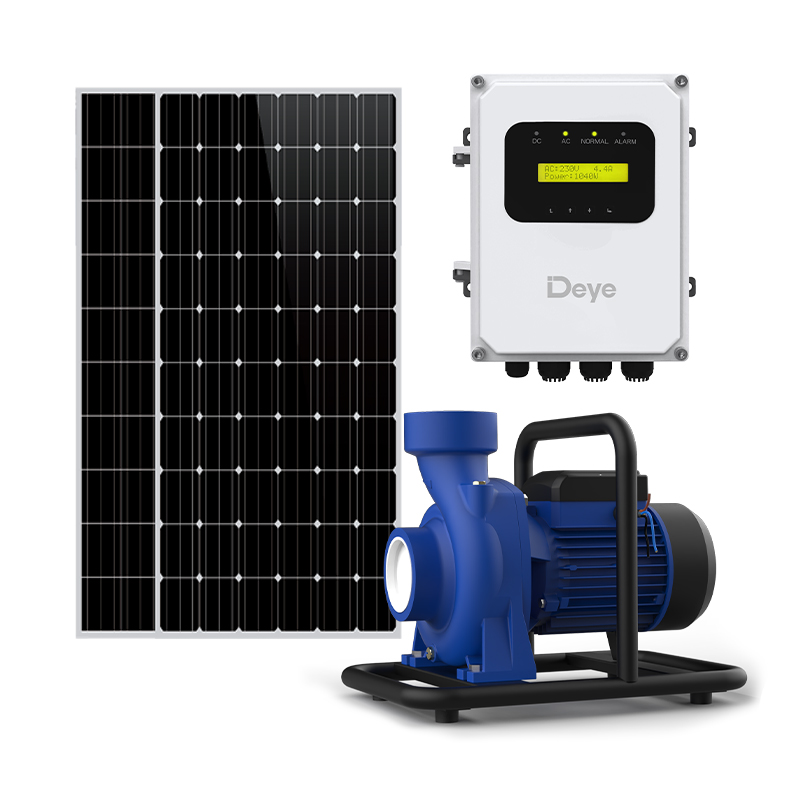 Bomba solar centrífuga de superfície com controlador de bomba CA/CC com comutação solar automática (2000–3600 W) Bomba solar centrífuga de superfície Bomba solar centrífuga de superfície com controlador de bomba CA/CC com comutação solar automática (2000–3600 W) Bomba solar centrífuga de superfície